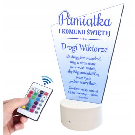 LED svetilka za prvo obhajilo s spominkom