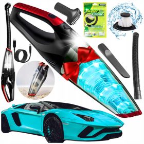   DexXer Ročni sesalnik za avto BEZŽIČNI z močnim Hepa filtrom + GRATIS Gel za odstranjevanje umazanije