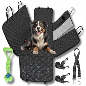   Pokrivalo za avtomobilski sedež za pse z varnostnim pasom 200x145