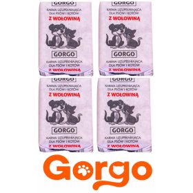 Mokra hrana Gorgo, mešanica okusov za pse in mačke, 10 kg
