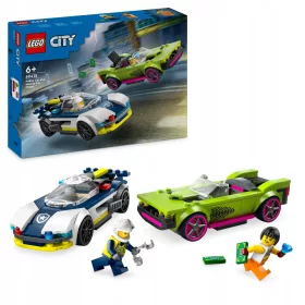   LEGO Mestni Poškodovani Avto 60415 Lov Na Avto z V8 Motorjem