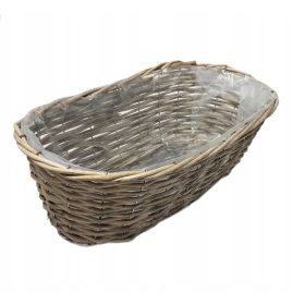 PLETENA BALKONSKA ŠKATLA ZA CVETJE 43 x 21 cm