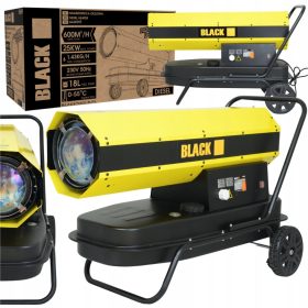   Optimized Name: Nagrzewnica na dizelsko olje BLACK 25kW s termostatom LCD, 18L kapaciteta

Optimized Description: Nagrzewnica na dizelsko olje BLACK 25kW s termostatom LCD je idealna za ogrevanje večj