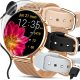 SMARTWATCH WonderWatch Sx5 | Pametna ura za ženske z zlatim ohišjem in 4 izmenljivimi pasovi