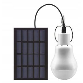   Viseča LED svetilka s solarnim panelom 10 W - Prenosna svetilka za kampiranje in bivak