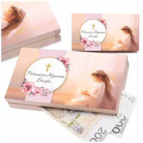    Škatlica, kartonček za prvo sveto obhajilo, obhajilno darilo