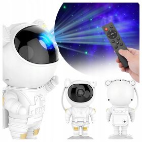   PROJEKTOR ZVEZD ASTRONAVT NOČNA LUČKA PROJEKTOR ZA OTROKE 2. GENERACIJA 2024