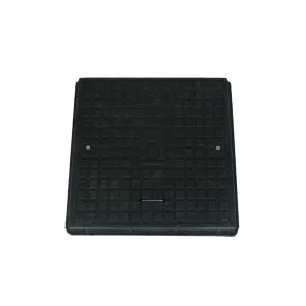 Vrtni pokrov za kvadratno greznico s ključem