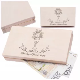  OBHAJILO darilo, spominek, gravirana skrinjica, eko škatla