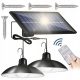 Ulična svetilka SOLAR LED ŽYRANDOL 3,6 W 800 lm, z dvojnim lestencem in daljinskim upravljanjem