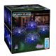 4x SOLARNA VRTNA SVETILKA Z DALJINCEM 480LED - Drevo Regrat Ognjemet