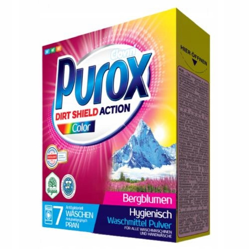 Purox barvni pralni prašek 490 g