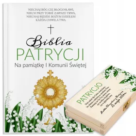 Svetopisemski komplet za prvo sveto obhajilo s tvojim imenom