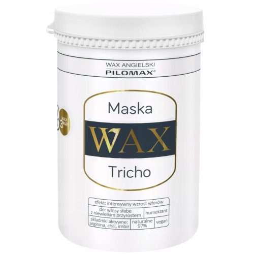 Maska za pospeševanje rasti las in rast novih las WAX Tricho, 480 ml