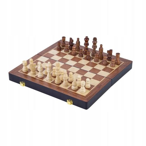 Zložljiv Šahovski Set iz Jesenovega Lesa 38,5x38,5 cm