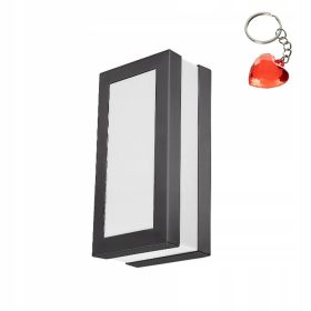   Zunanja stenska svetilka Rabalux Stuttgart E27 14 W bela in antracitna