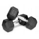 Hantle HEX gumirane 2x10kg set 20kg za trening
