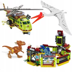   Gradbene kocke Jurski park Dinozavri Džungla Pterodaktil 582 kos