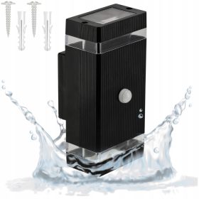   Zunanja stenska svetilka LED z senzorjem gibanja in mraka 2x GU10 PIR