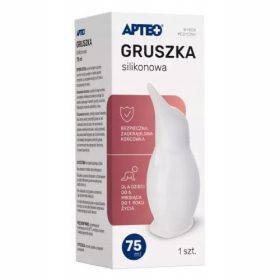 Apteo Silikonska hruška za otroke 75 ml