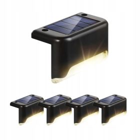  XBAY solarna svetilka, črna, 7,8 cm, 4 kosi.