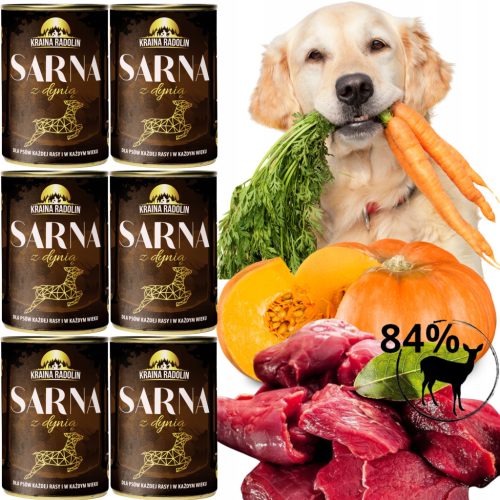 Slovenian Name: NaravaSkrb Sarna z Dino 400 g mokra hrana za alergike s preobčutljivostjo

SEO-Optimized Description:
NaravaSkrb Sarna z Dino 400 g mokra hrana je premium kakovostna hrana za pse alerg