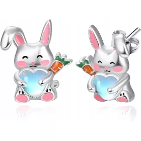  SREBRNI ZAJČKI UHANI ZA DEKLICE SREBRNI 925