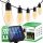 Solarna vrtne girlande EREMI z 20 LED žarnicami, dolžina 11,6 m, USB