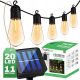 Solarna vrtne girlande EREMI z 20 LED žarnicami, dolžina 11,6 m, USB