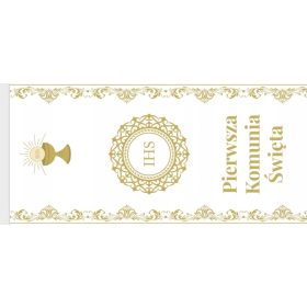 BIEŽNIK ZA PRVO SVETO OBHAJILO Z ZLATIM OKRASKOM