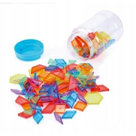   Zabavni komplet prozornih barvnih figur EMPIS za otroke in terapevtske namene