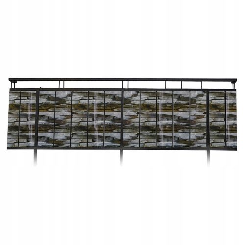 Balkonska preproga za balustrado, ograjo, balkon, teraso, zaveso 445x75 cm, umetna masa