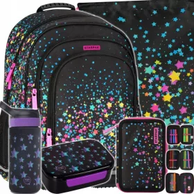   Starpak Galaxy Star 5v1 šolski set za punčke - nahrbtnik, peresnica, torba, steklenička in škatla za malico