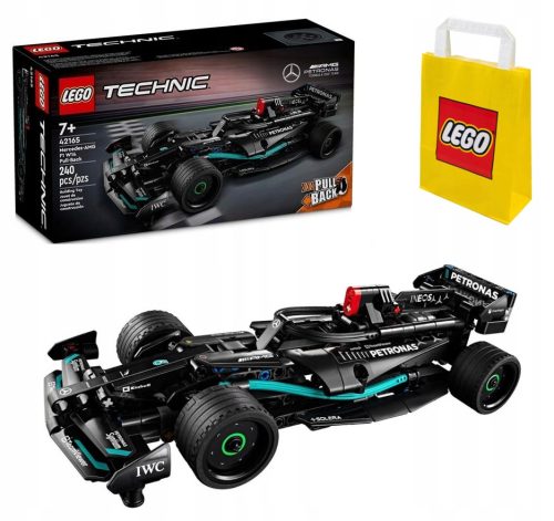 LEGO Technic Mercedes-AMG F1 W14 E Performance Pull-Back 42165 + LEGO 6315786 VP PAPIRNA VREČKA MAJHNA S 24X18X8