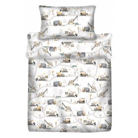 Posteljnina za otroke s kopalko 100 x 135 cm, večbarvna