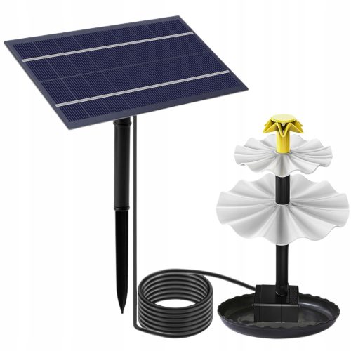Solarna fontana vrtna črpalka s panelom 2,5 W