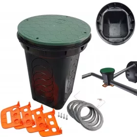 istilna naprava z odtočno drenažo, 1 prekat, 35 l