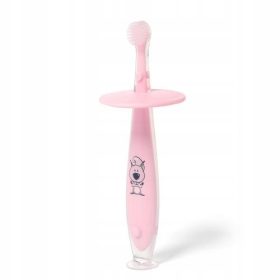 Varni otroški zobni set 6 m+ Babyono 551/02 roza