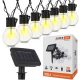 SuperLED Solarna Girlanda 20 LED, črna