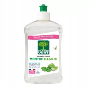   L'Arbre Vert Mint and Basil tekočina za pomivanje posode 0,5 l