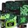 Večfunkcijski šolski nahrbtnik Starpak Pixel Green 1L + 5 dodatnih izdelkov