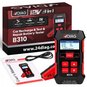 USMERNIK BATERIJSKI TESTER B310 12V 24V 10A