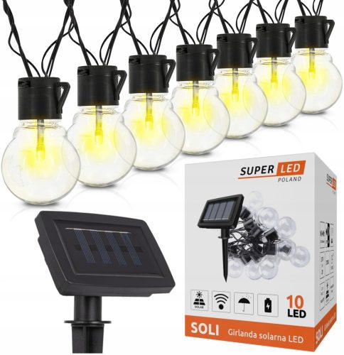 Solarna LED girlanda SuperLED Soli 10 LED