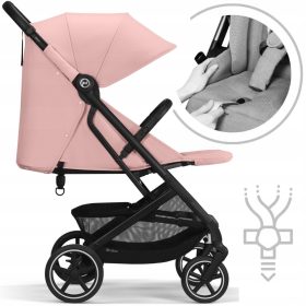 Elegantni voziček Cybex Beezy 2.0 do 22 kg Candy Pink