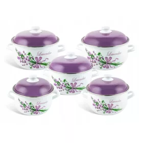  Set emajliranih lončkov Edenberg EB-1878, 10 kos.