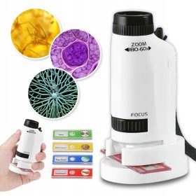 Mikroskop za otroke z LED svetilko 60x-180x