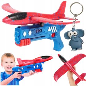   Optimized Name: Veliki set pištol iz letala iz stiropora 34x32 cm 2v1 + obesek za ključe Smešne živali

Optimized Description: 
⭐ VELIKI SET PIŠTOL IZ LETALA IZ STIROPORA ⭐
Wyrzutnia na piankowe samol