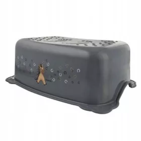 MALTEX Stolček za noge Konik sive barve