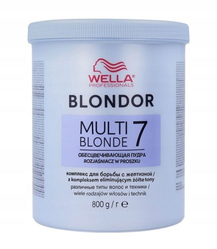 Wella Blondor Multi Blonde Prašek za posvetlitev brez prahu 800 g