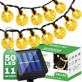 LED Vrtne Lučke Lumiled Girlanda Solar 11,8m